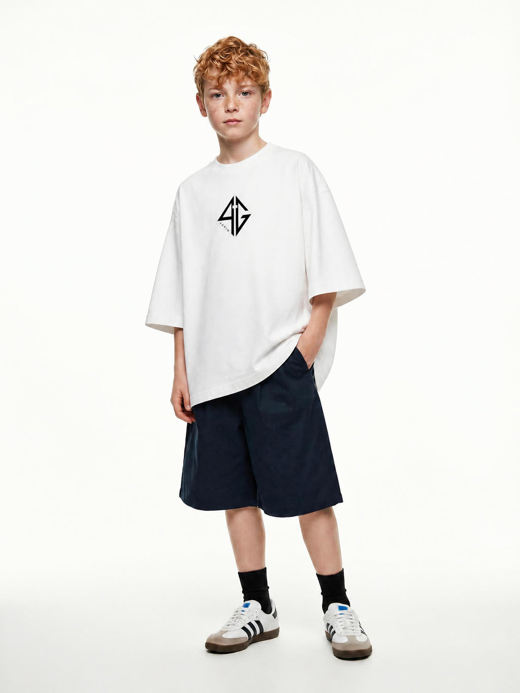4GVIN ( 5 Panes ) Cotton Essential Kids T-Shirt