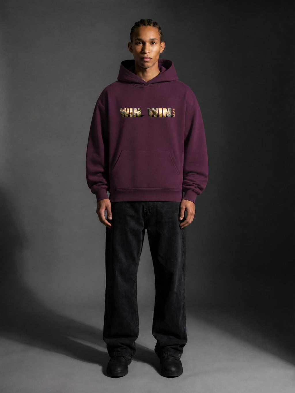 4GVIN ( WIN/WIN ) Oversize Fleeced Hoodie