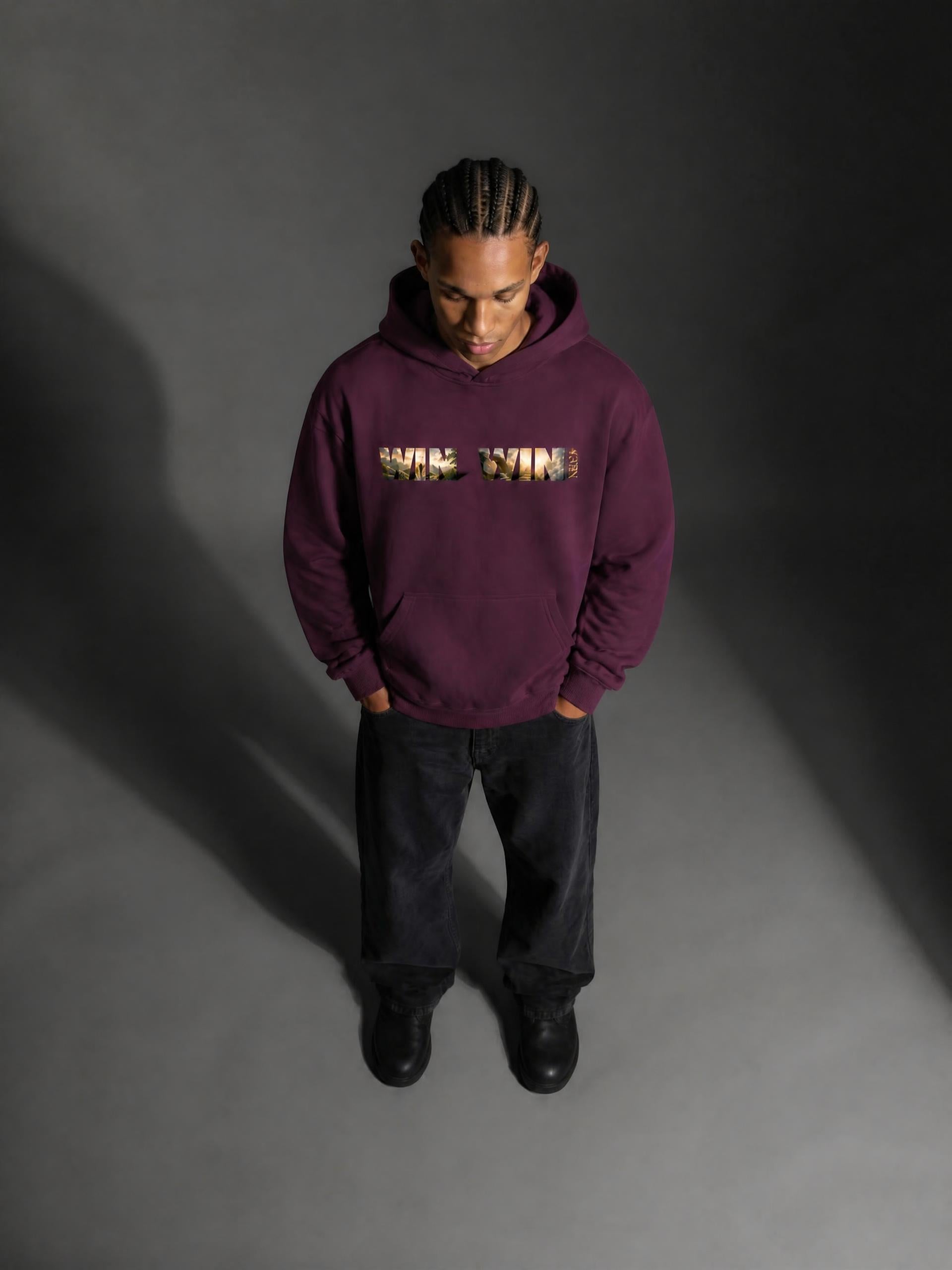 4GVIN ( WIN/WIN ) Oversize Fleeced Hoodie