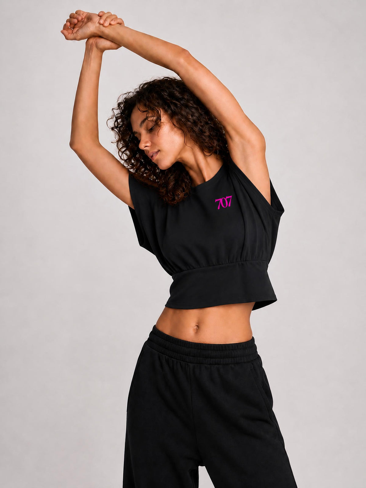 4GVIN Women’s Crop Dolman T-Shirt