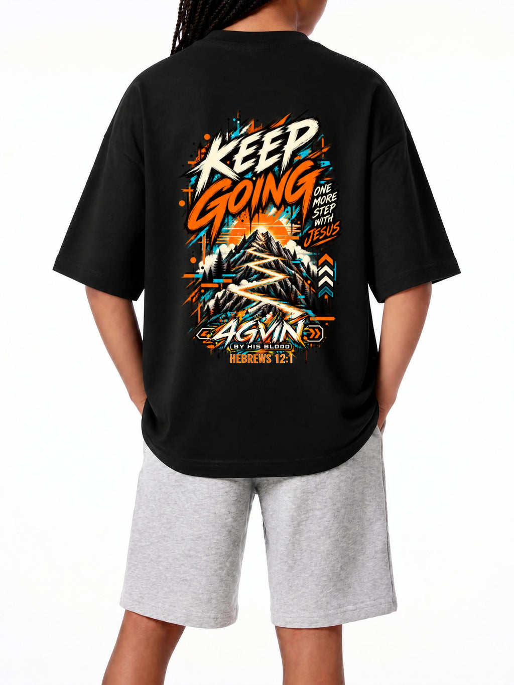4GVIN ( Faith Mode )  Cotton Essential Kids T-Shirt