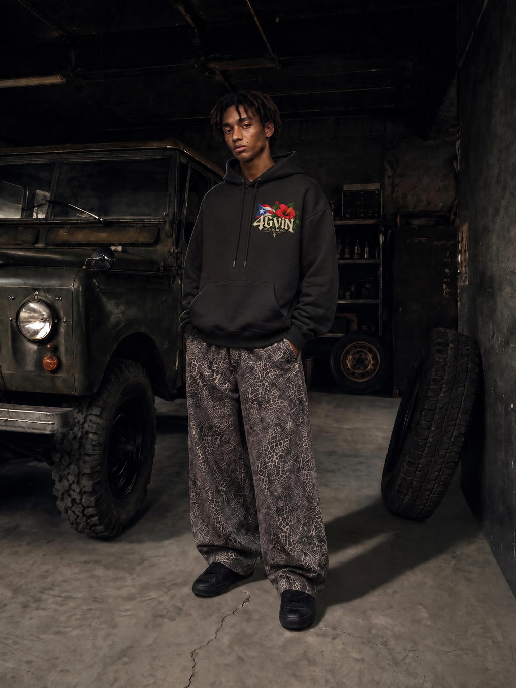 4GVIN ( Bori ) Streetwear Unisex Fleece Hoodie
