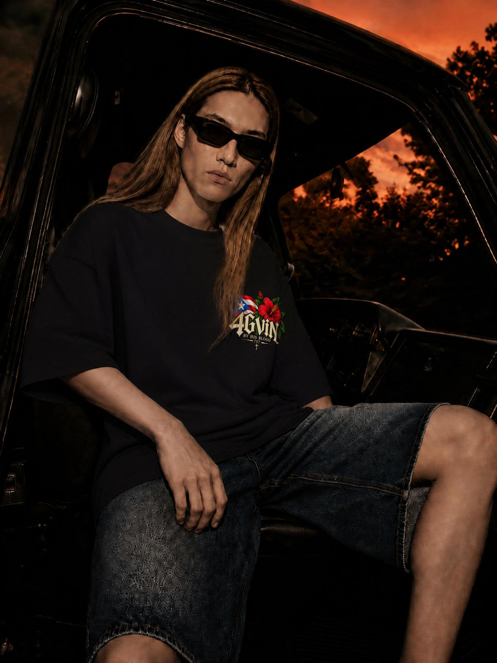 4GVIN ( Bori )Heavyweight Tone T-Shirt