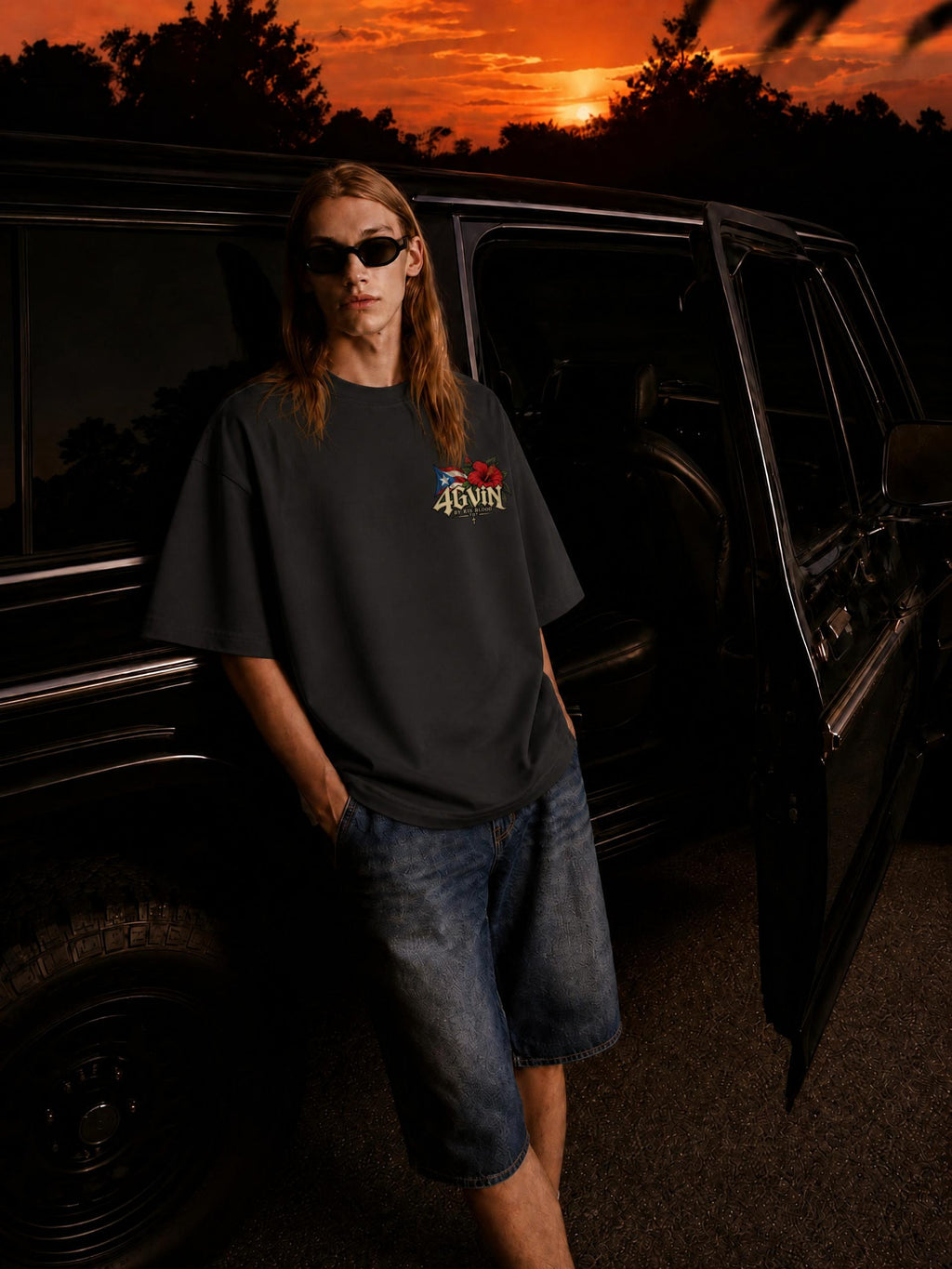 4GVIN ( Bori )Heavyweight Tone T-Shirt