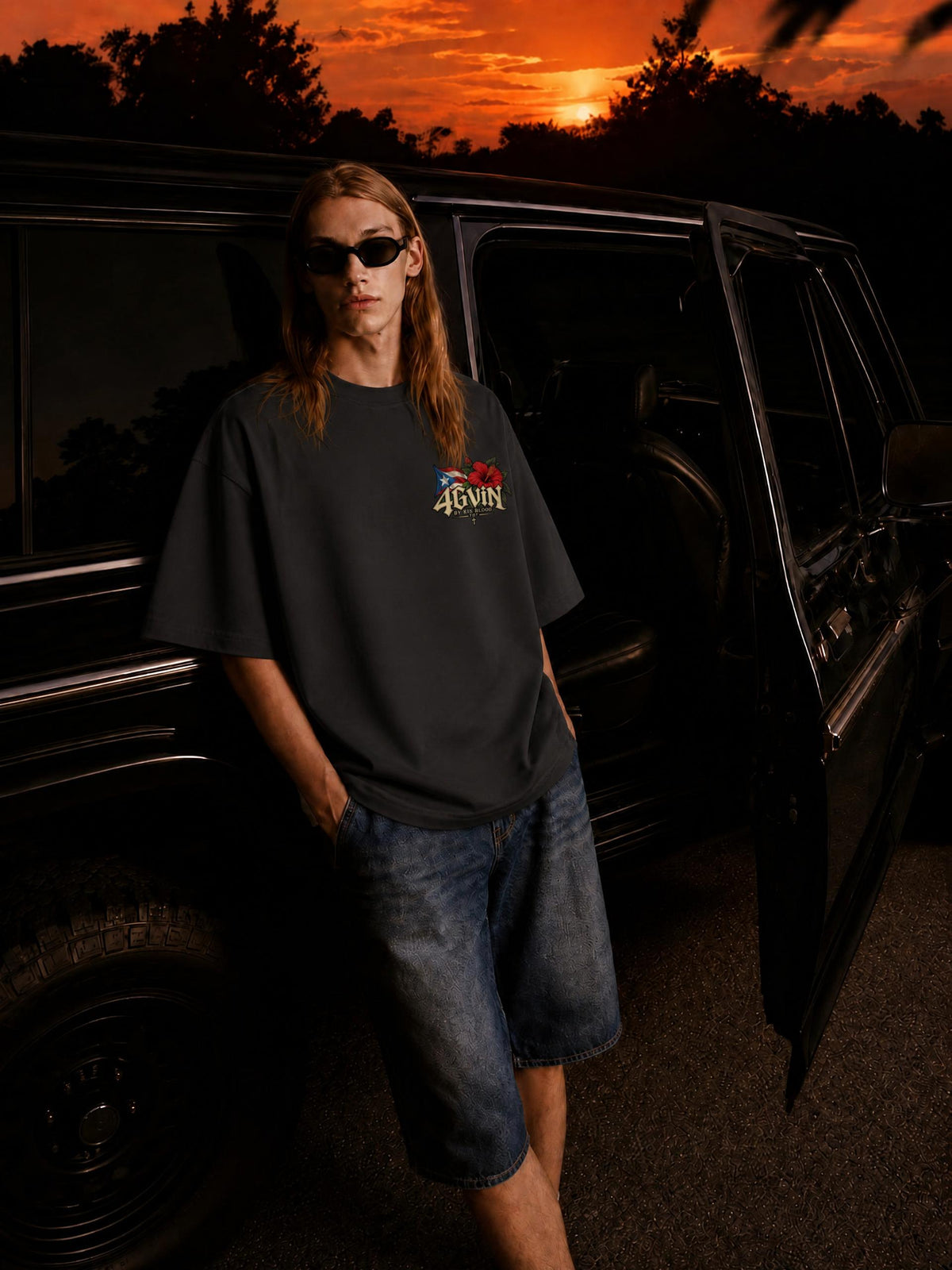 4GVIN ( Bori )Heavyweight Tone T-Shirt