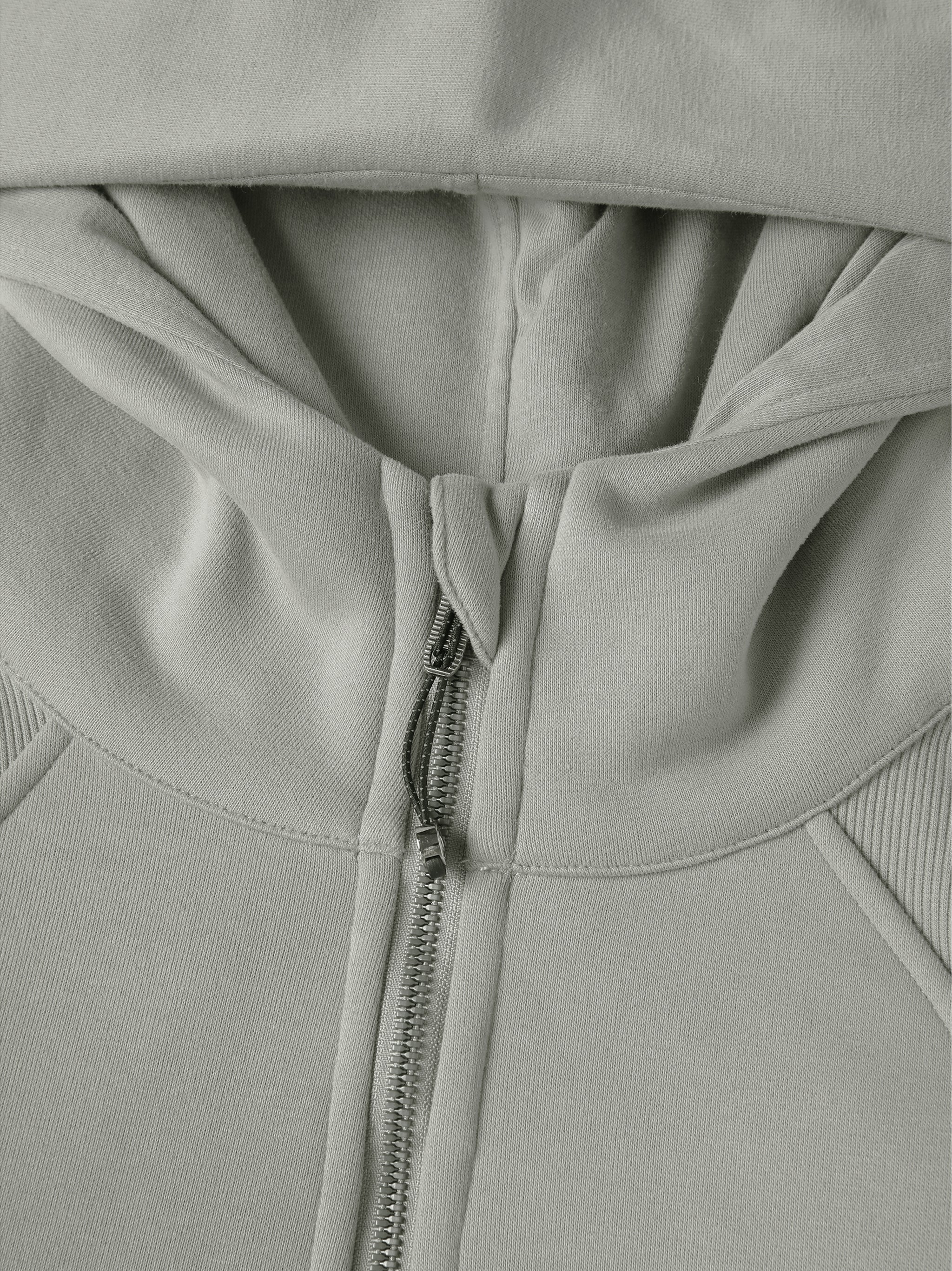 4GVIN Girls Cropped Zip-Through Hoodie