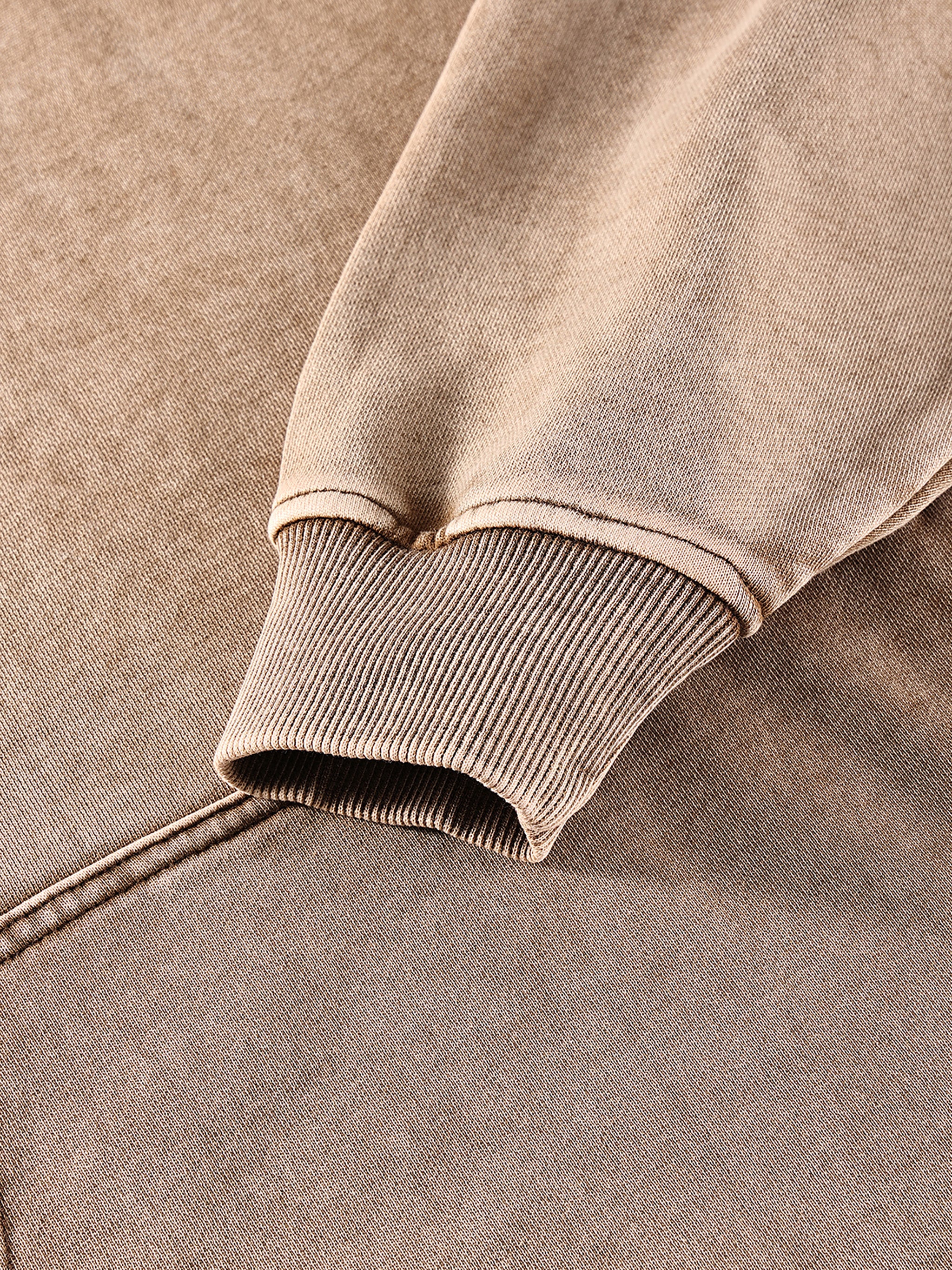 4GVIN ( 5 Panes ) Snow Washed Loose Cotton Hoodie