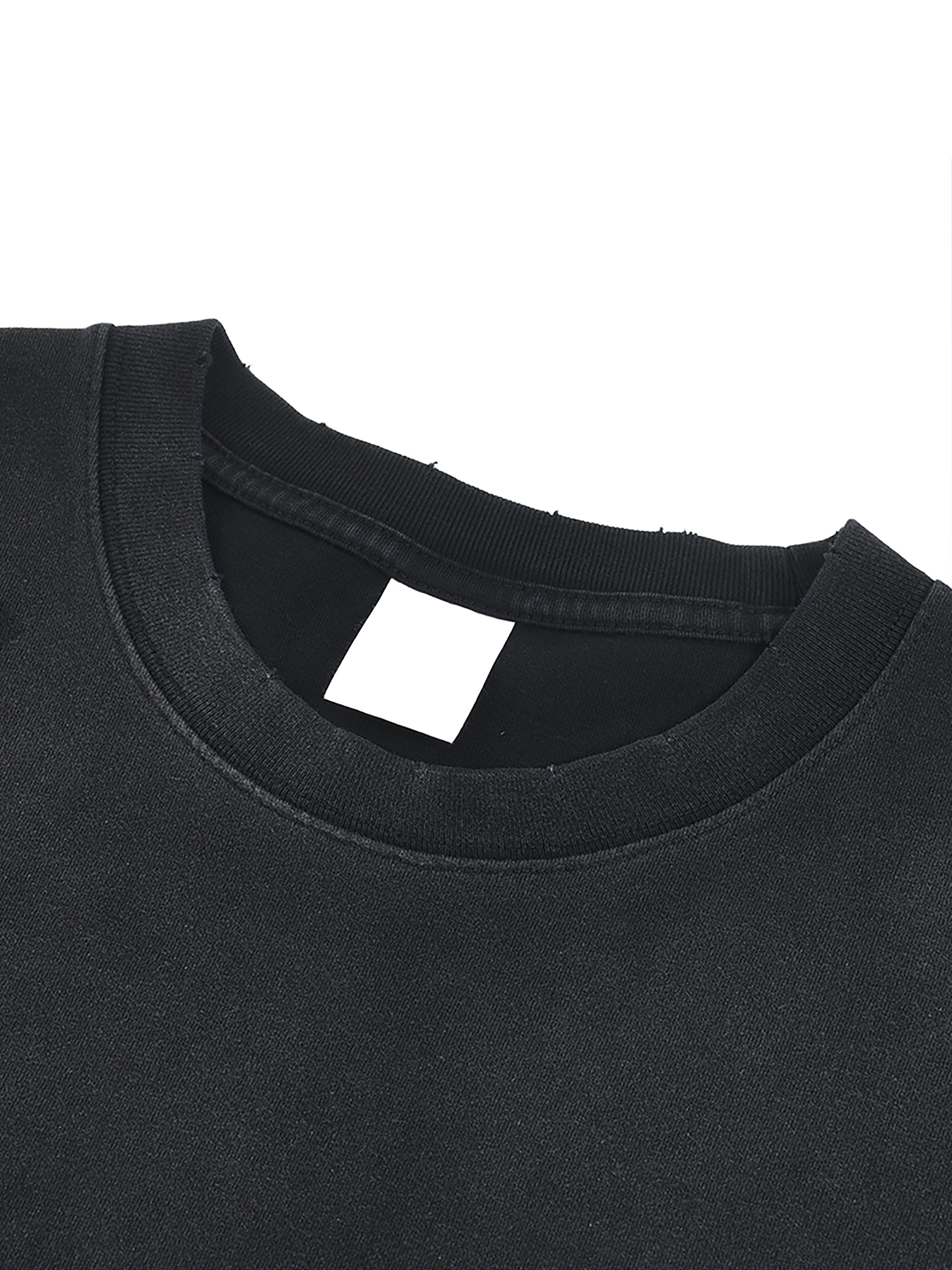 4GVIN Hand-Frayed Sunfade Paint Splatter T-Shirt