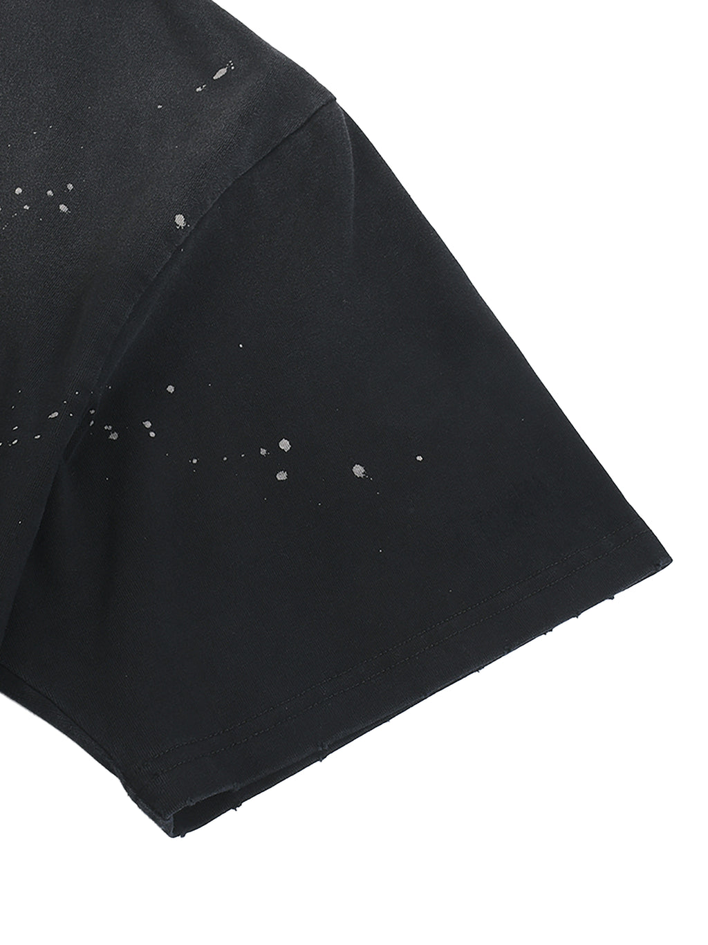 4GVIN Hand-Frayed Sunfade Paint Splatter T-Shirt