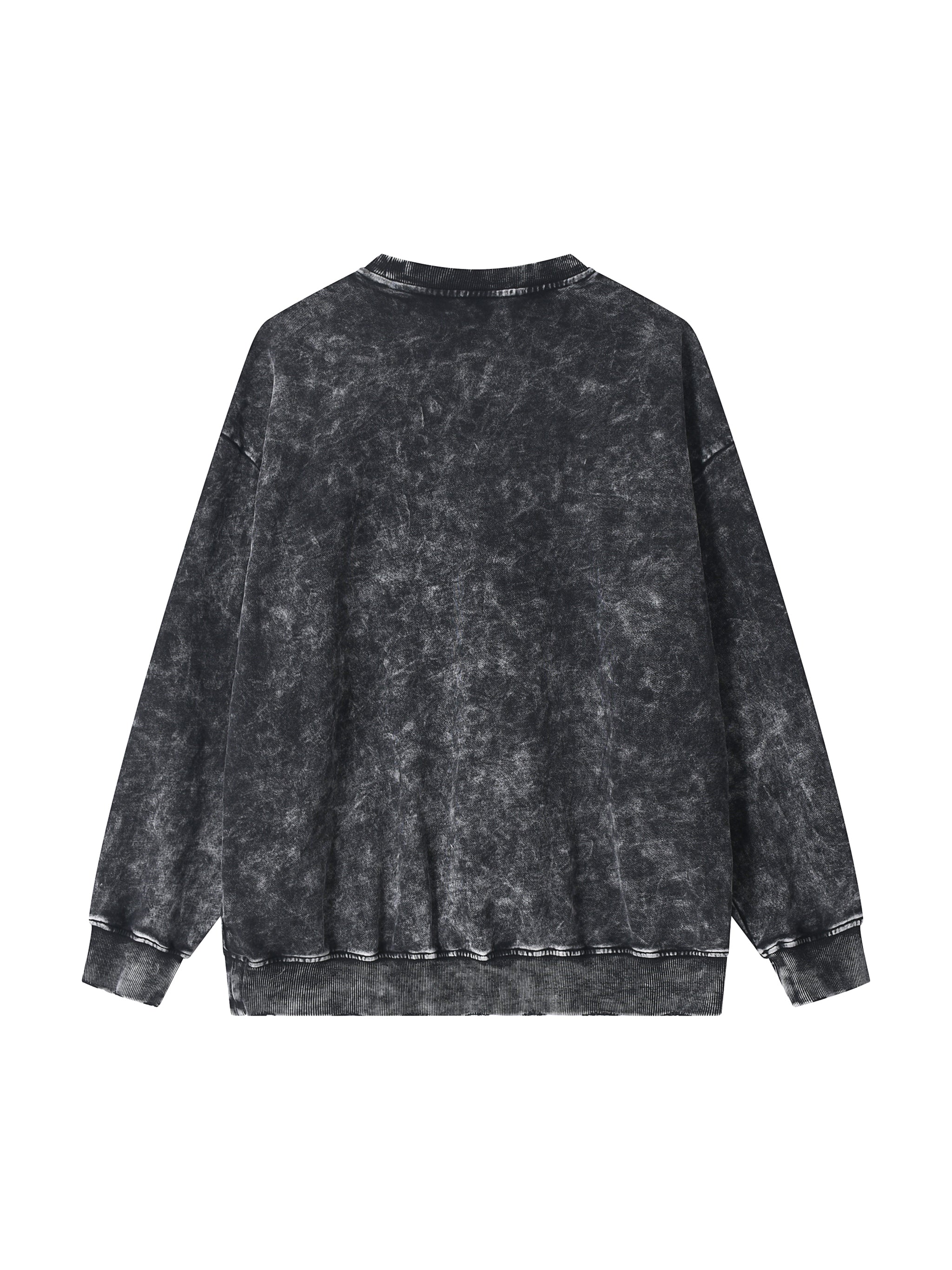 4GVIN Washed Hand-Frayed Sweatshirt