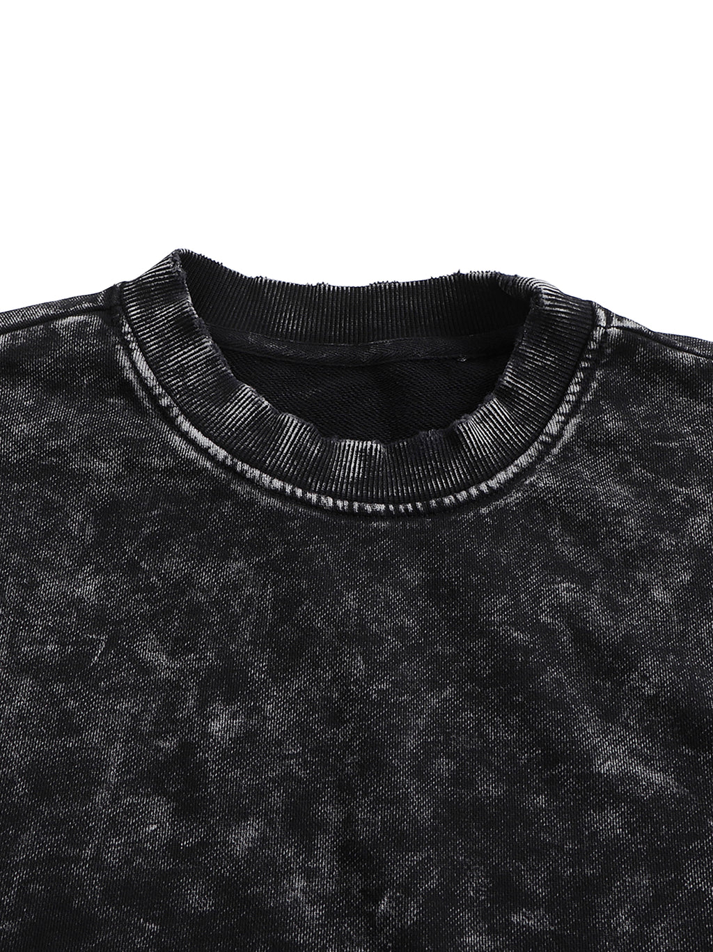 4GVIN Washed Hand-Frayed Sweatshirt