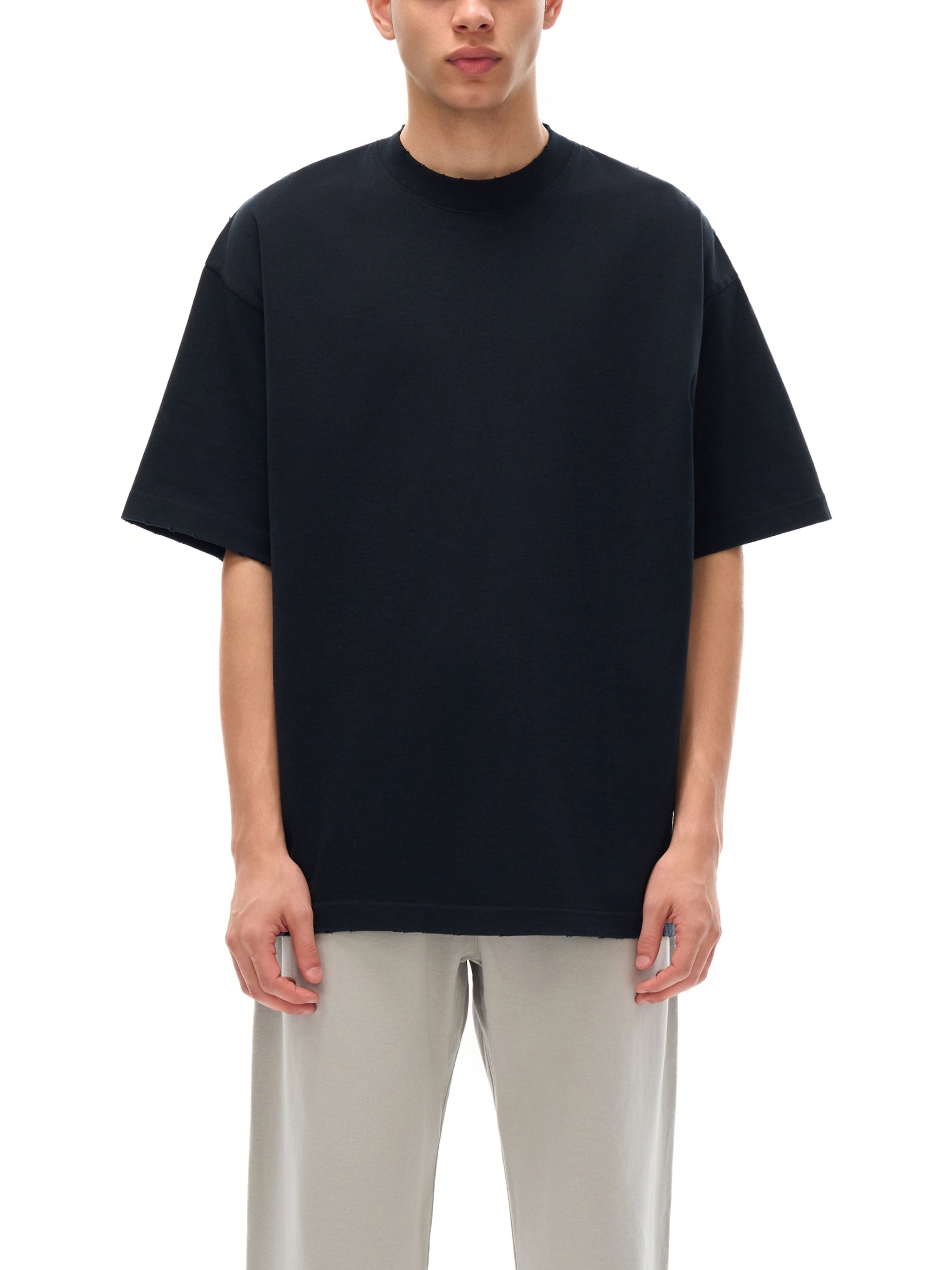 4GVIN Heavyweight Hand-frayed T-Shirt