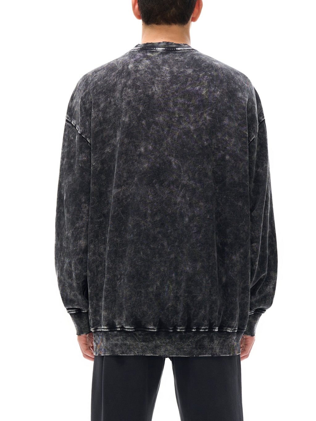 4GVIN Washed Hand-Frayed Sweatshirt