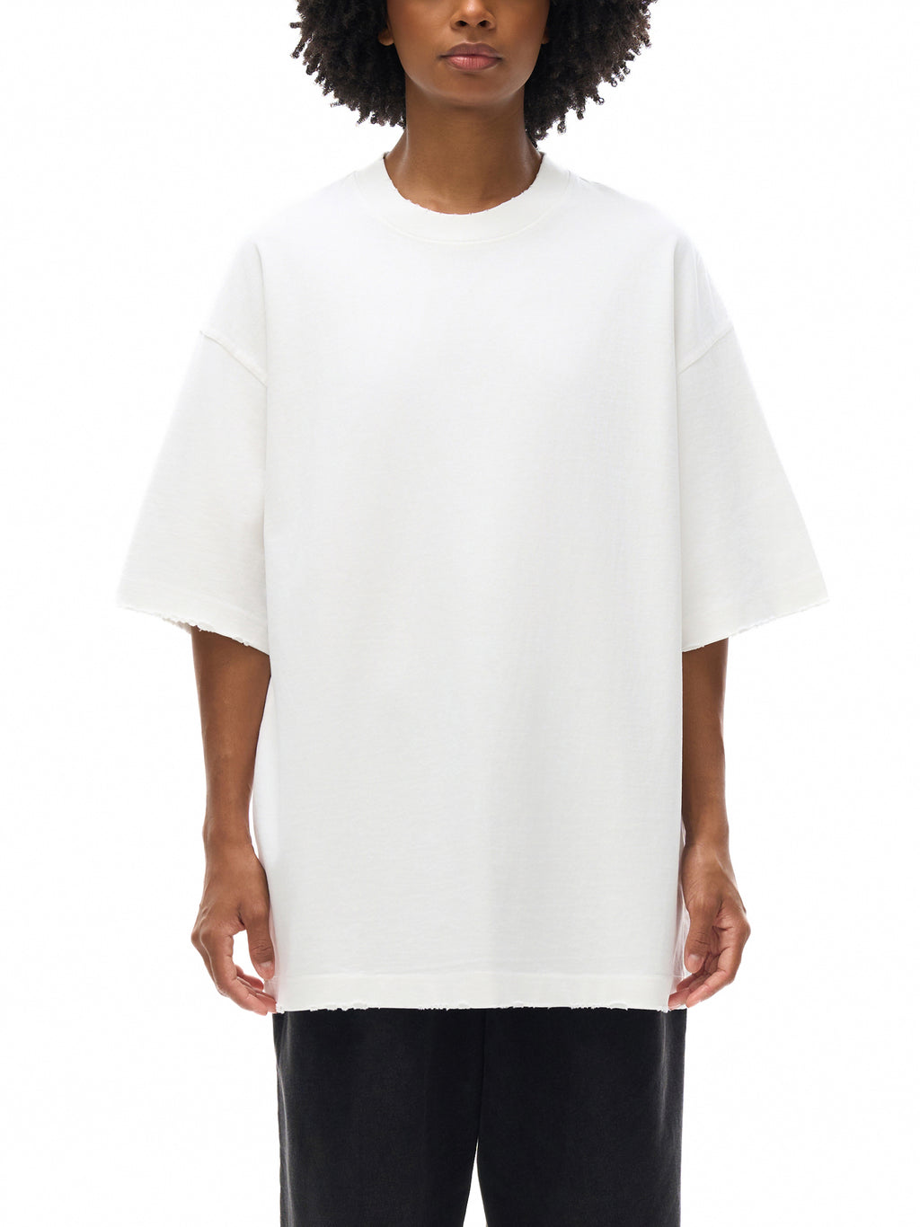 4GVIN Heavyweight Hand-frayed T-Shirt