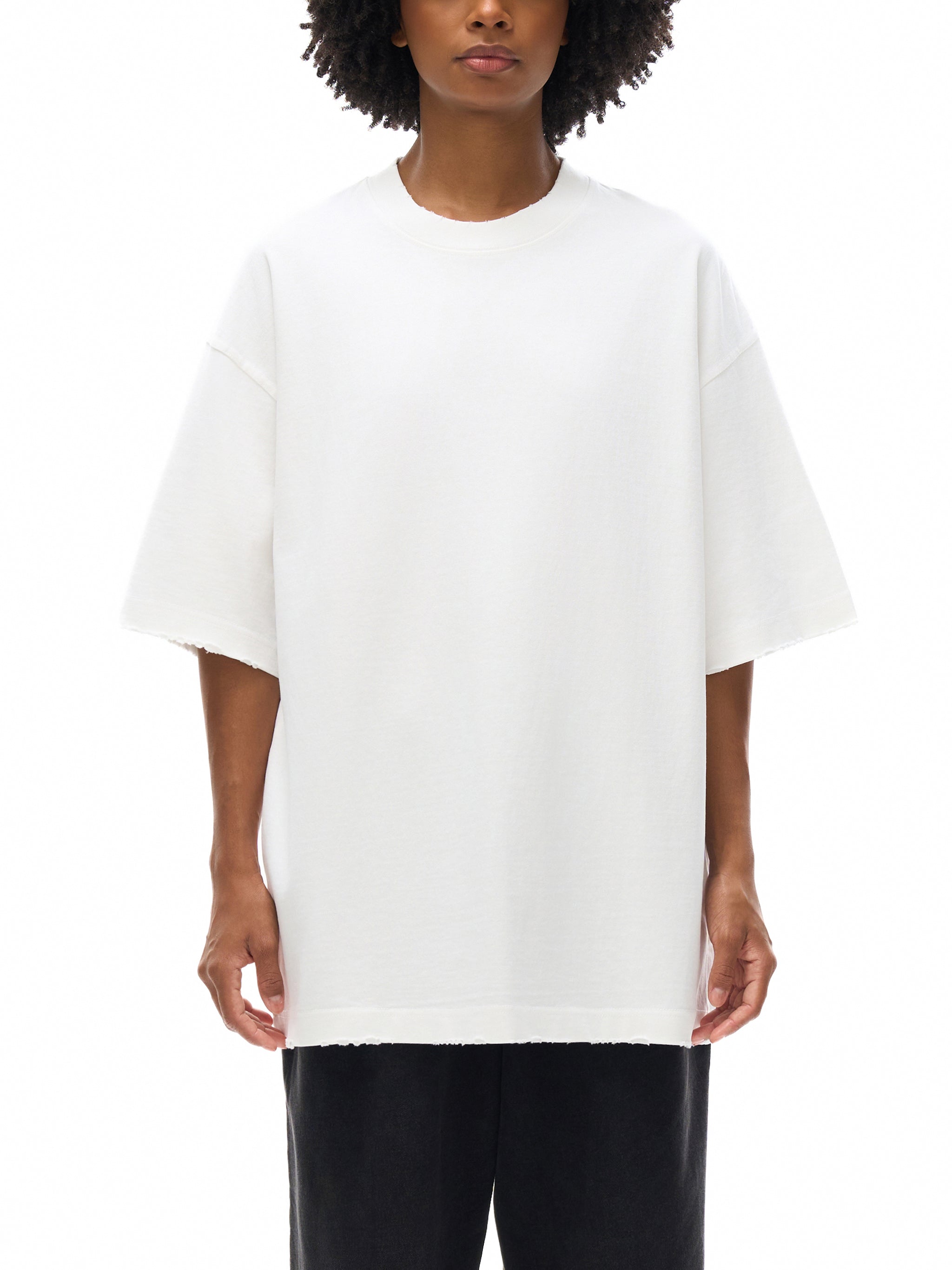 4GVIN Heavyweight Hand-frayed T-Shirt