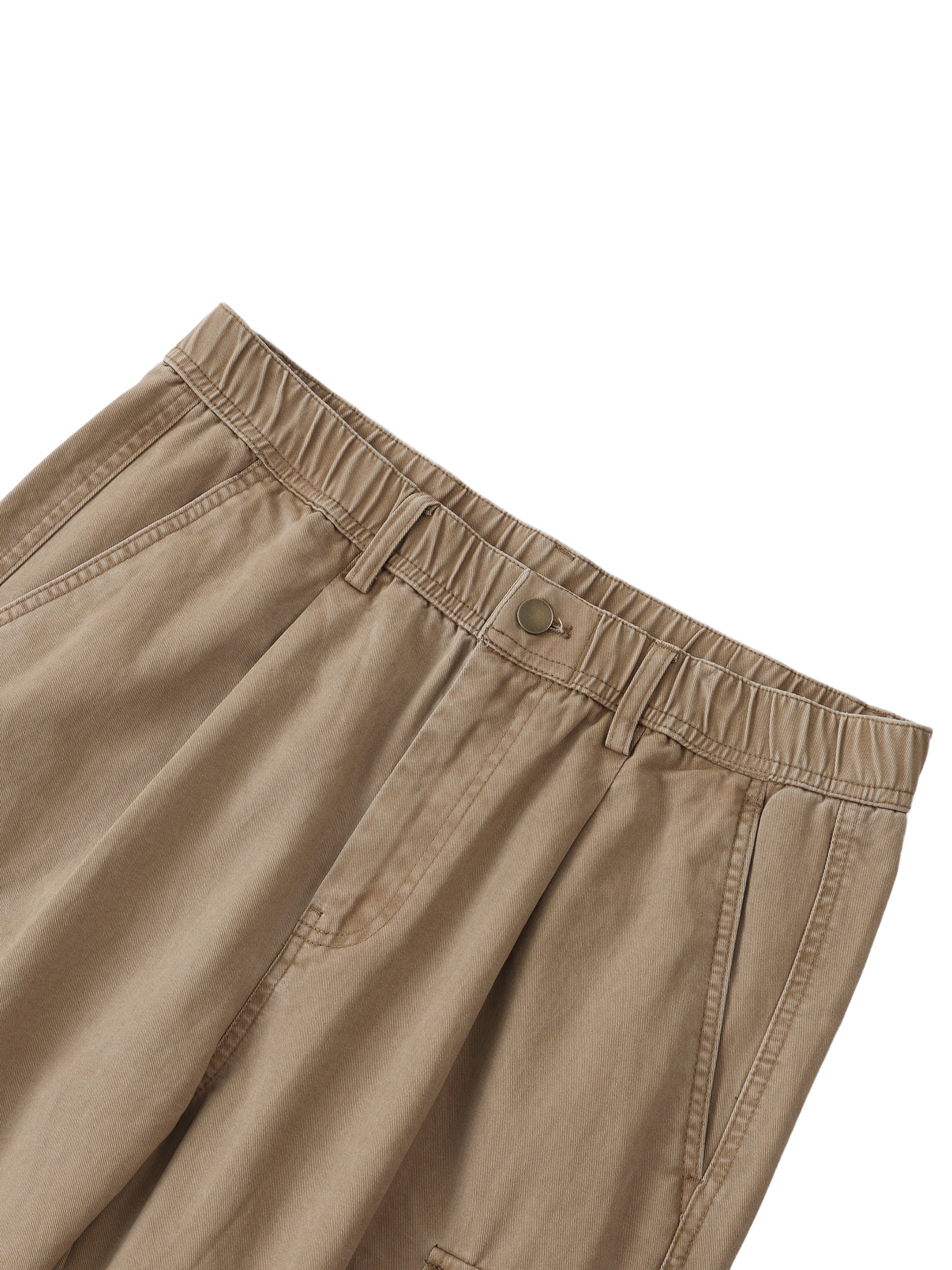 4GVIN Cotton Elastic-Waist Cargo Pants