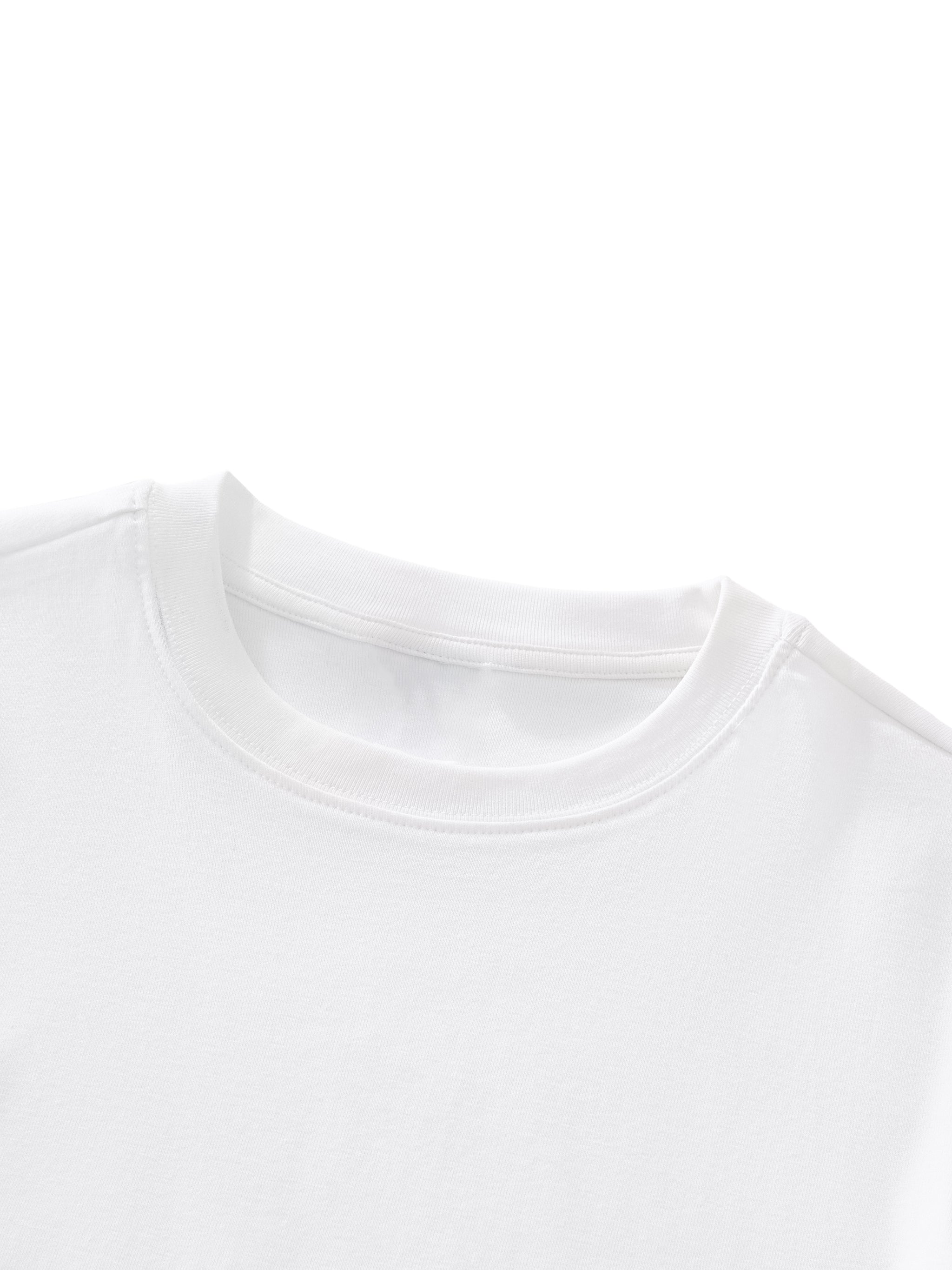 4GVIN "Breath of Life" Girls Essential Bodycon Crewneck T-Shirt