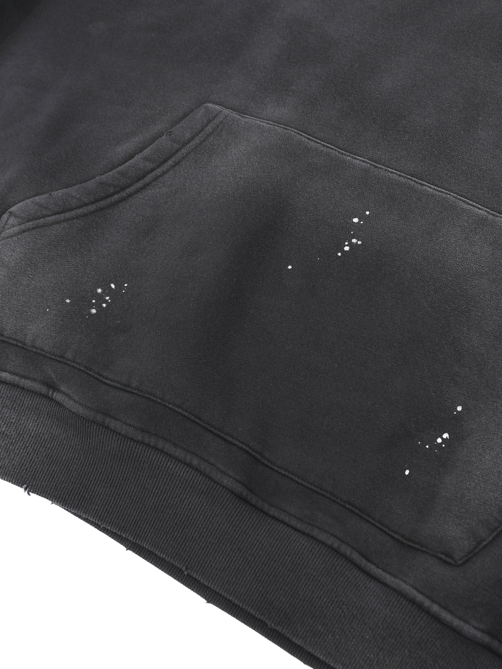 4GVIN Vintage Washed Frayed Fleece Hoodie