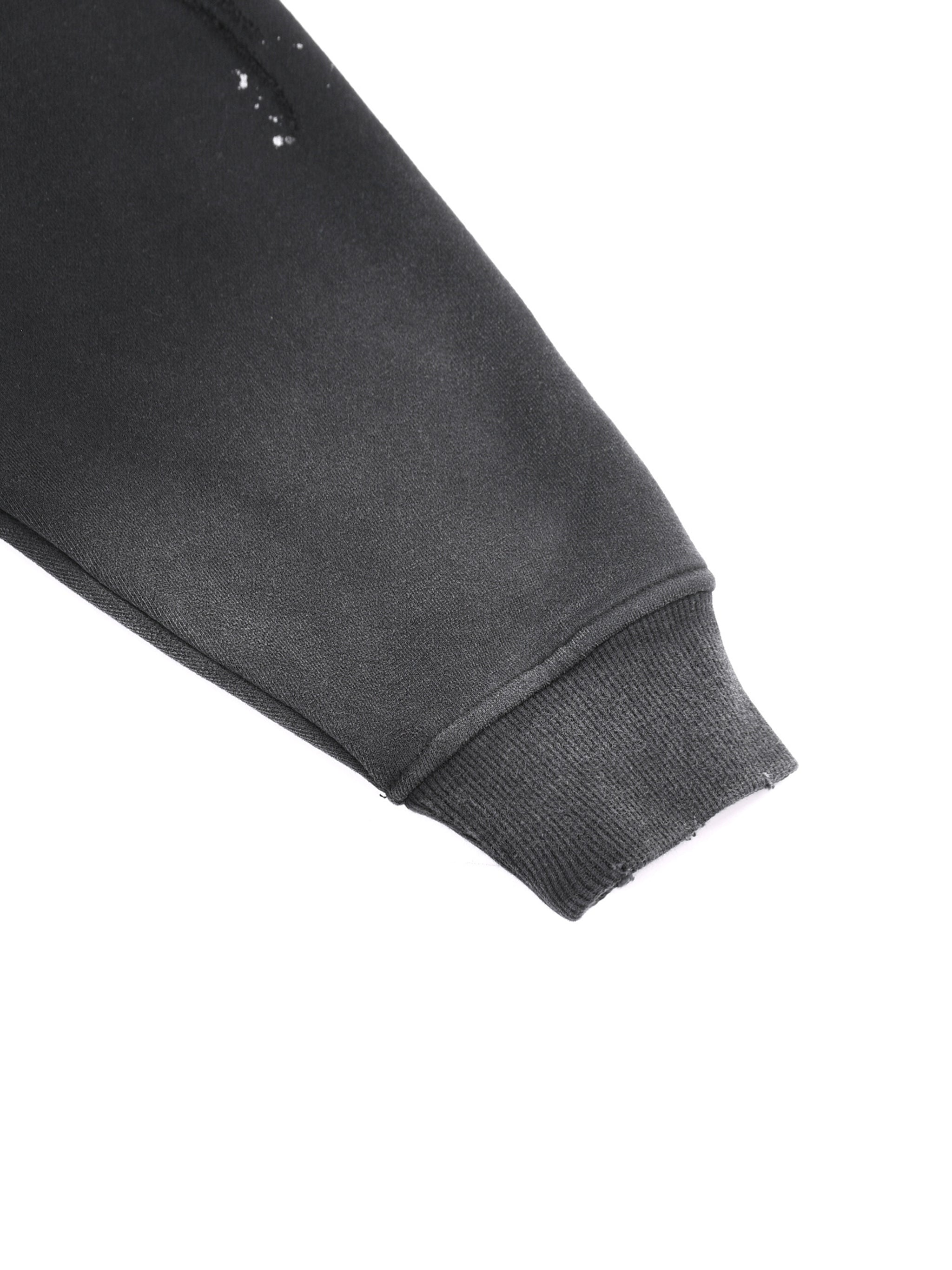 4GVIN Vintage Washed Frayed Fleece Hoodie