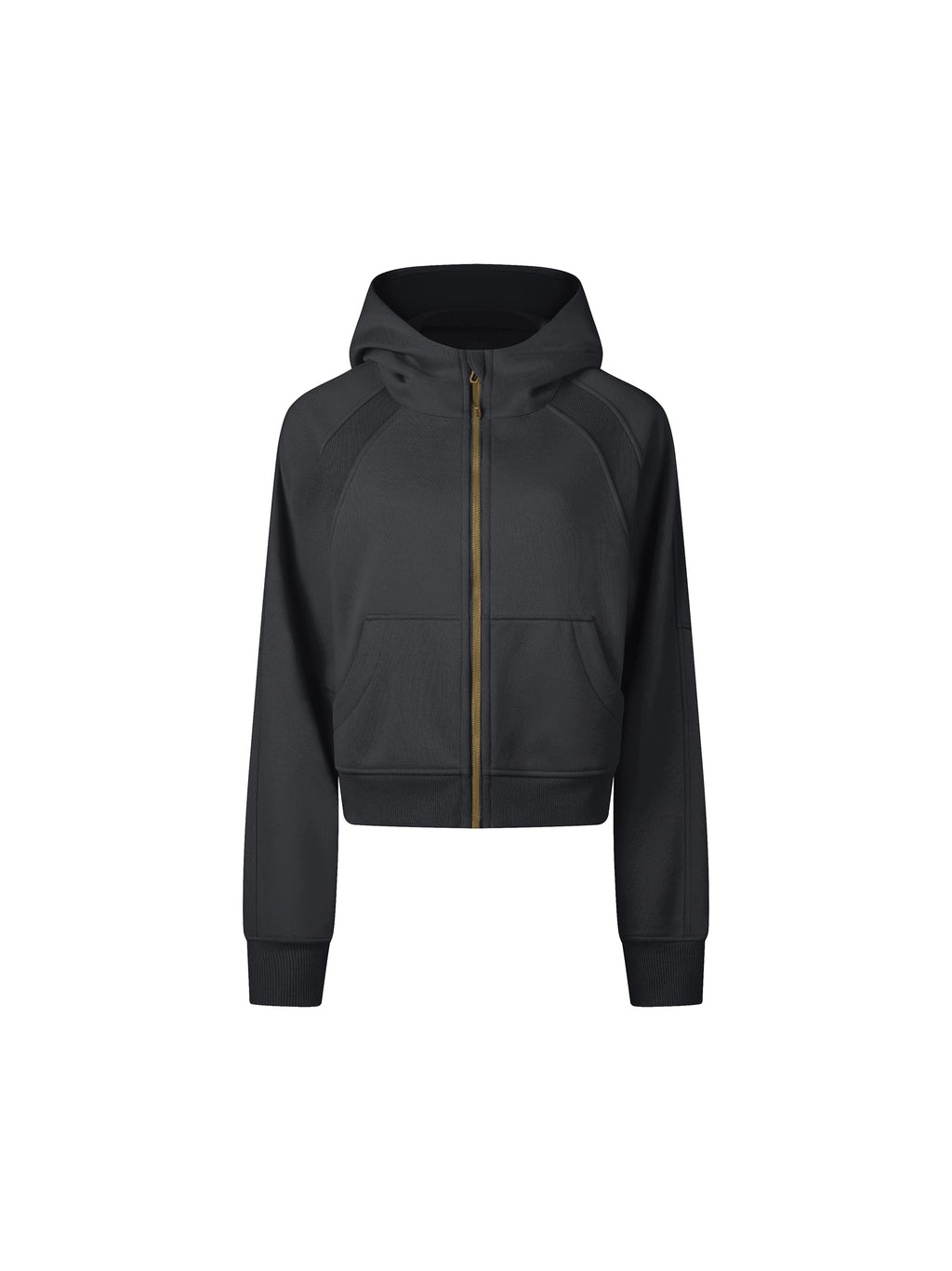 4GVIN Jesus Is King " Girls Cropped Zip-Through Hoodie