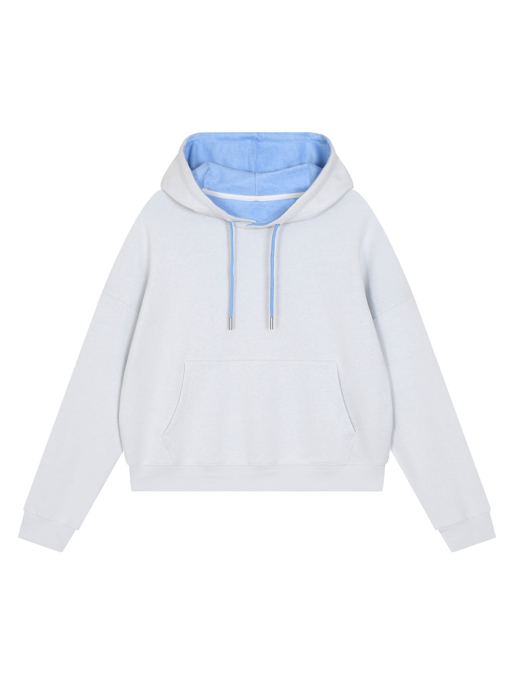 4GVIN White & Sky Blue "By His Blood" Hoodie