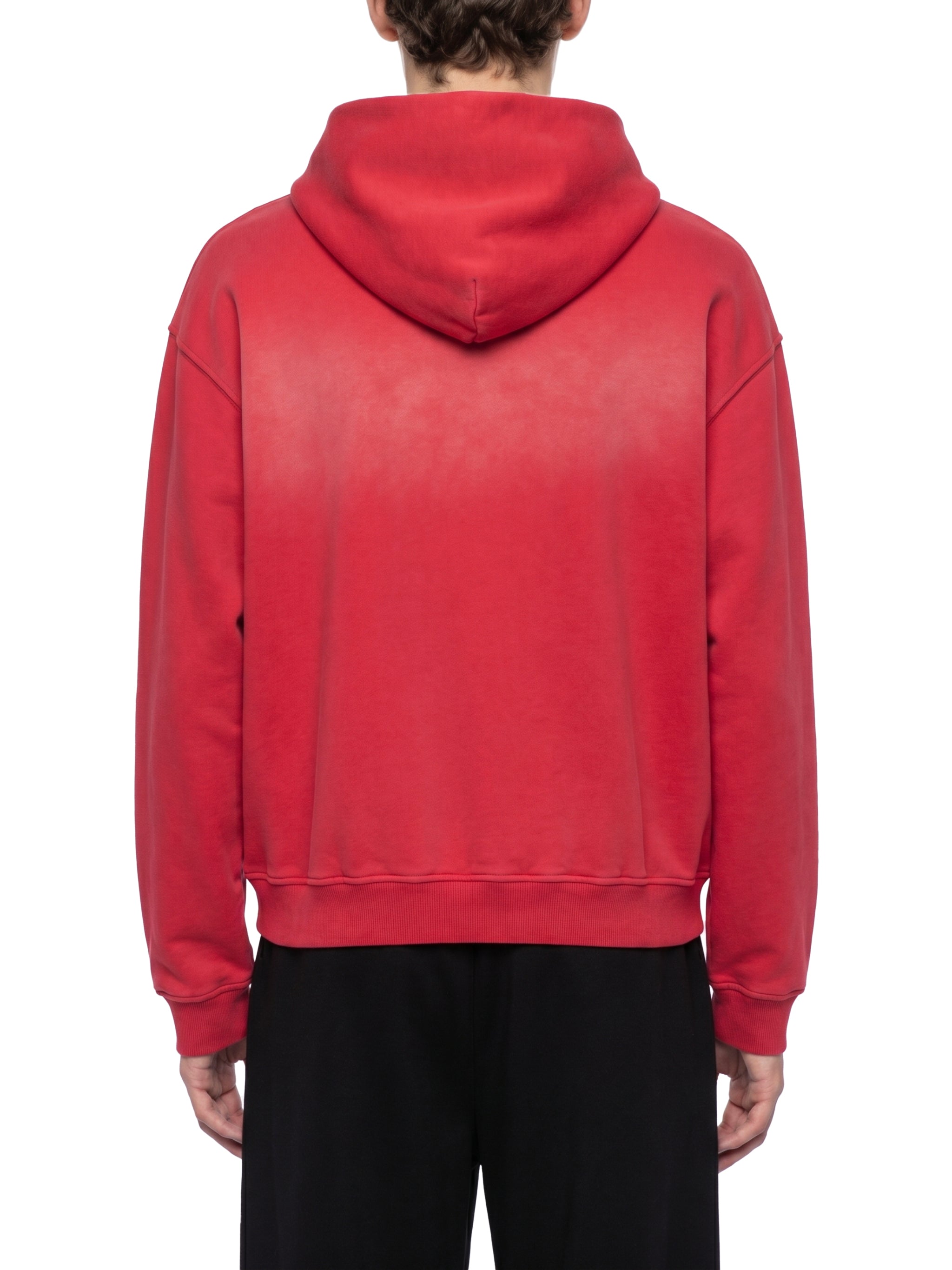 4GVIN ( No Fear ) Sunfade Two-way Zipper Boxy Fleece Hoodie